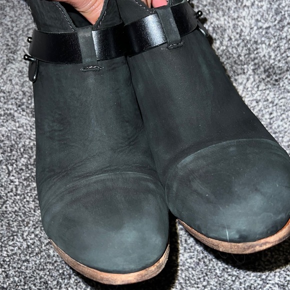 Rag & Bone HARROW Bootie Ankle Boot Women's US 8.5 EU 38.5 Black suede Leather. - Picture 7 of 15